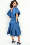 S3059 PUFF SLEEVE DRESS