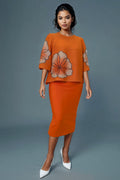 BL003 BANDAGE SKIRT (BLUE, BLK, ORANGE, VIOLET, RED)