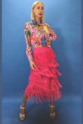 A93114 SHIMMY SHIMMY SKIRT (PINK, BLK)