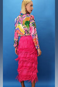 A93114 SHIMMY SHIMMY SKIRT (PINK, BLK)