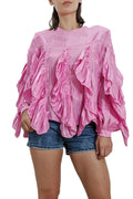 T18101 TOP (MINT, PINK)
