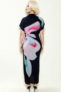 N24109 CRINKLED FLORAL DRESS (L, XL, XXL)