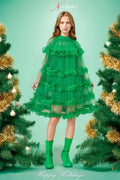 W5158 LAYERED TULLE DRESS (XXXL ONLY)