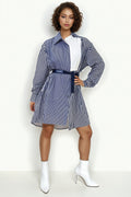 A94095 STRIPED DRESS / TOP (XXL,ONLY)