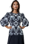 N2455C CRINKLED TOP