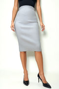 BL002 LUREX BANDAGE SKIRT (WHT , PINK)