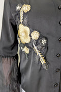 GF1196 FLOWER EMBROIDERED TOP