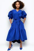 T2324 DRESS (RED, BLK, BLUE)