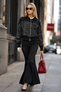 S251 RUFFLE JACKET TOP