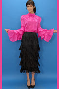 A93114 SHIMMY SHIMMY SKIRT (PINK, BLK)