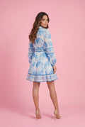A95056 ORGANZA MINI SHIRT DRESS