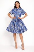 X7662 CRYSTAL TEARDROP MINI DRESS