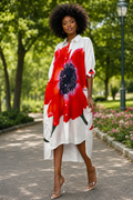 S3186 GARDEN HI-LOW MIDI DRESS