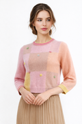 LS65025 PASTEL PATCHWORK SWEATER