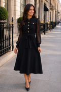 SK038 MODERN GRACE KNIT MIDI DRESS
