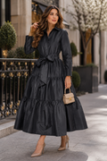 S3159 ELEGANT TIERED MAXI DRESS