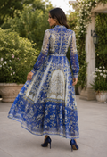 GF1486 ROYAL BLOOM ORGANZA MAXI DRESS