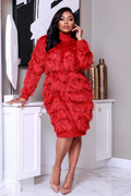 T1622 DRESS (RED, BLK, WHT)