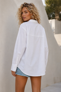 A95095 OVERSIZED HIGH-LO EMBELLISHED TOP