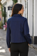 CH0061 FLOWER EMBROIDERED DRAWSTRING TOP