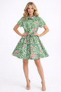 X8056 CRYSTAL TEARDROP APPLIQUE MINI DRESS
