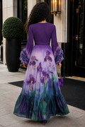 N2643 TWILIGHT BLOOM FLORAL MAXI DRESS