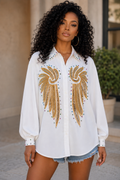 GF17816 STUDDED RHINESTONE WINGS OVERSIZED TOP