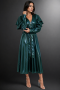 C3141 COAT DRESS (BLK, GRN)