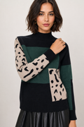 LS61088 SWEATER (RUST, GRN)