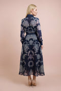 GF1563 PAISLEY PRINT MAXI DRESS