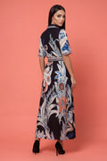 GF1576 TWILIGHT BOTANICAL SHIRT DRESS