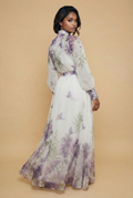 CH0239AB BUTTERFLY FLORAL ORGANZA SKIRT SET