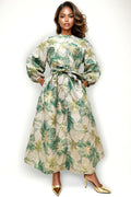 A95115 TEXTURED BUTTON-DOWN DRESS