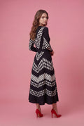 N2594 POLKA DOT CRINKLED DRESS (XXL ONLY)