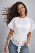 S3116 WAVE LACE HI- LO TOP (BLK,BLU,WHT)