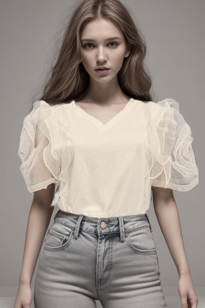W5161 TOP (PINK, WHT)