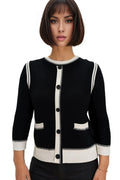 LS63029 SWEATER (BLK, WHT)