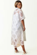 E8012 LACE DRESS (BLK, WHT)