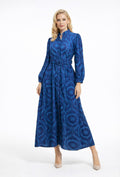 NY0032 ELEGANT FLAIR BELT DRESS