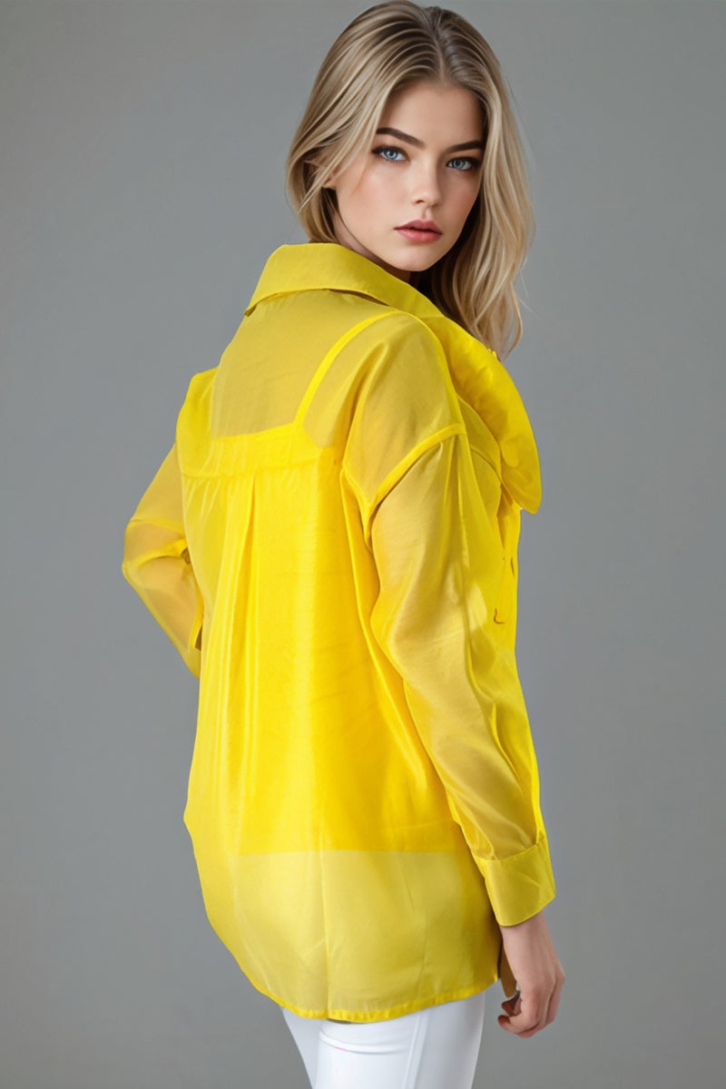 トップス SHEER FLAT COLLAR BLOUSE light yellow WhatsApp_Image_2024-12-