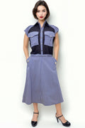 CH0069 STRIPED SKIRT (XL, XXL)