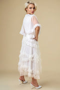 X7454 TULLE RUFFLE SKIRT TJX
