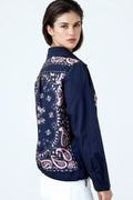 CH0079 BANDANA PRINT DRAWSTRING TOP