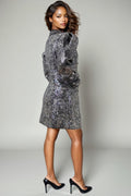 T21103 SILVER BLAZER JACKET