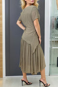 SD16 LINEN MIDI DRESS