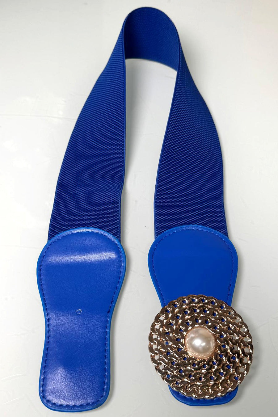 N8317A FAUX PEARL BELT (BLUE, PINK)