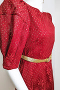 C1990 FLARED MAXI DRESS (RED, BLUE)