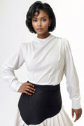 X7835 MOCK NECK TOP