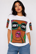 TL0006 SASSY GEMSTONE DESIGN T-SHIRT TOP