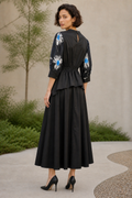 CH0071 ASYMMETRIC DRAWSTRING PEPLUM TOP